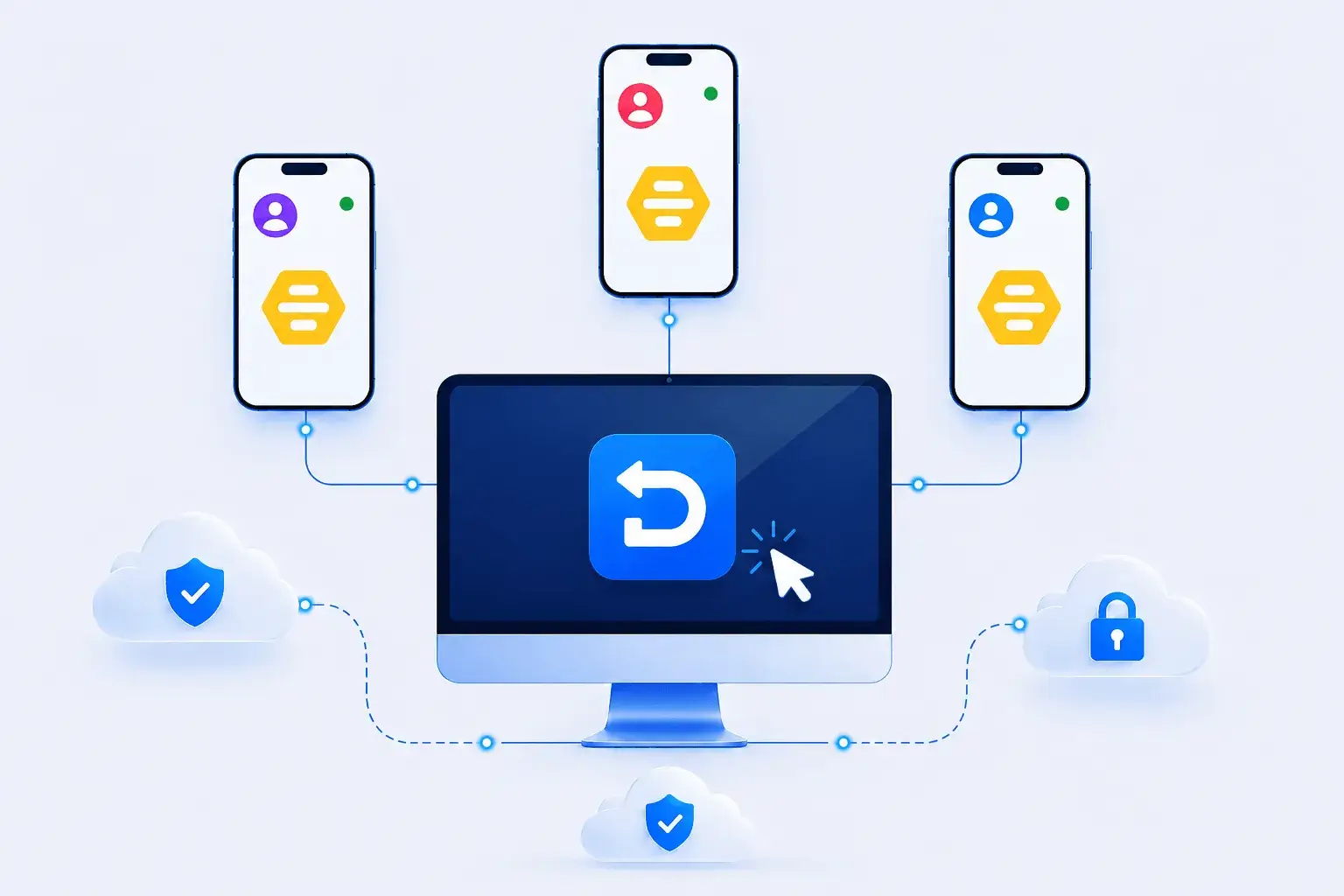 Gerenciamento organizado de perfis Bumble em ambientes de cloud phone isolados