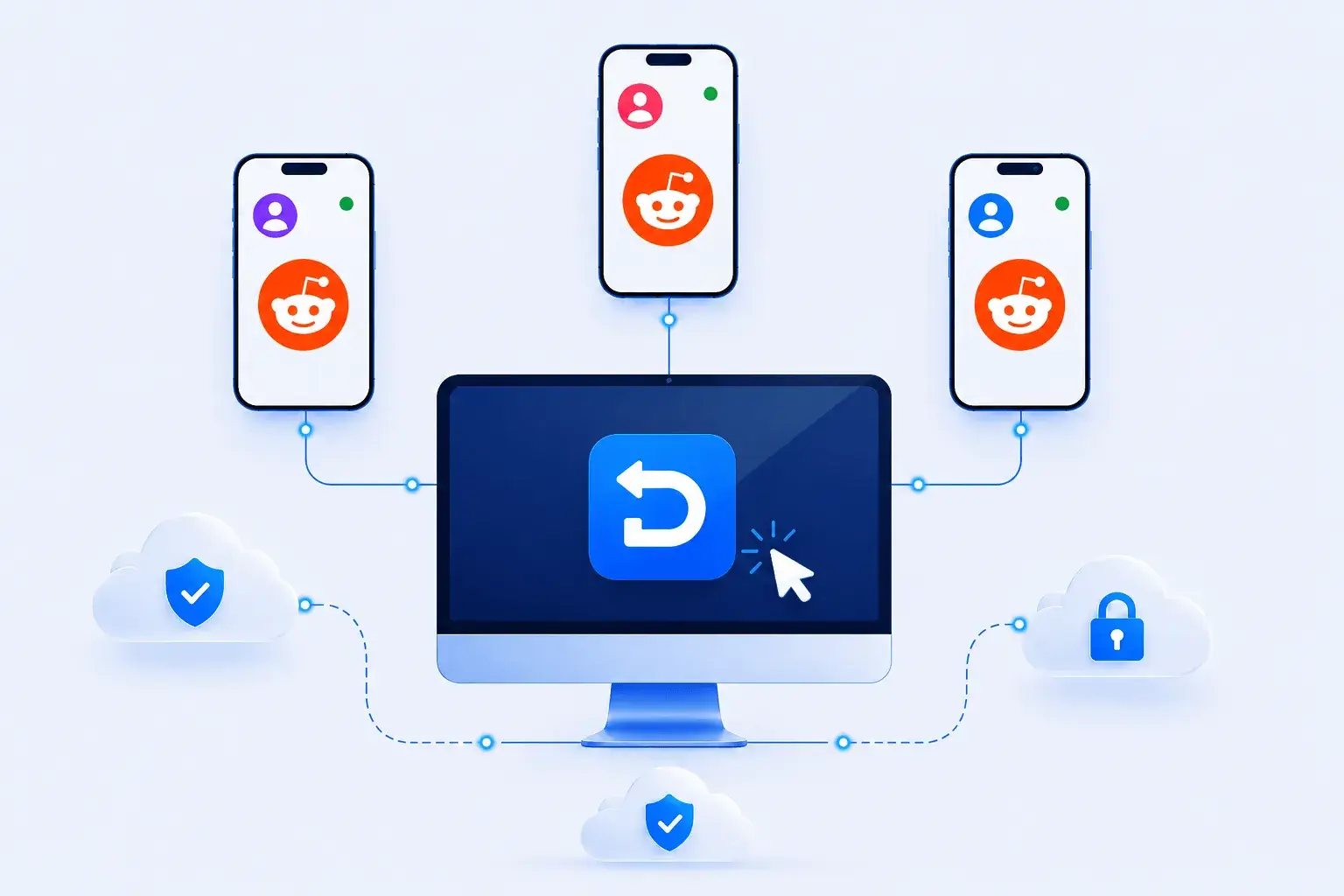 Надежная изоляция для нескольких учетных записей Reddit