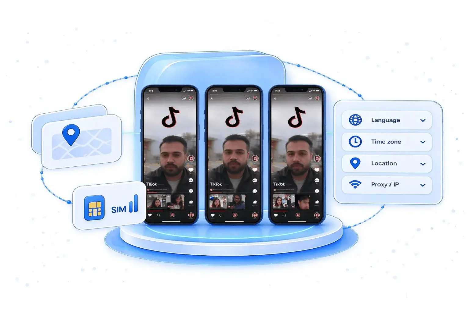 Независимые облачные телефоны для нескольких аккаунтов TikTok Независимые облачные телефоны для нескольких аккаунтов TikTok