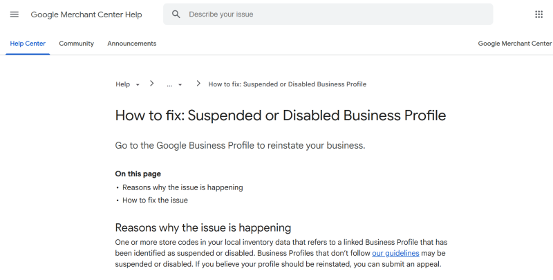 trang trung tâm hỗ trợ