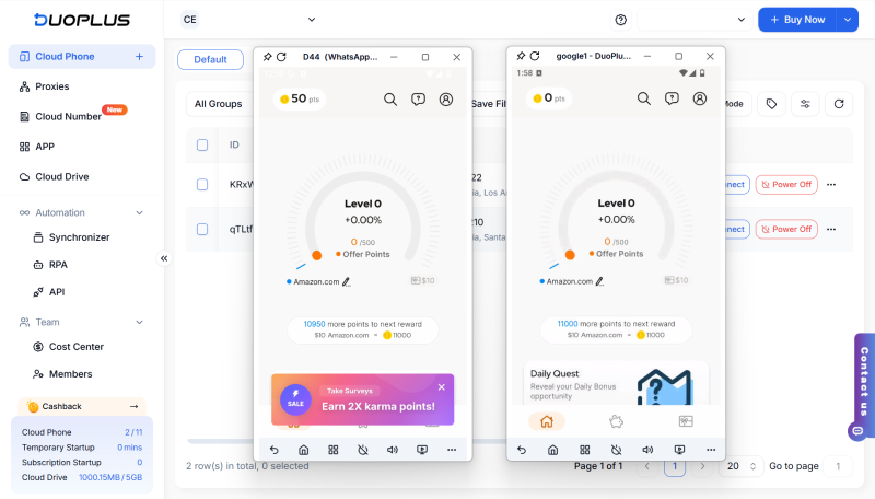 Multiple CashKarma Account