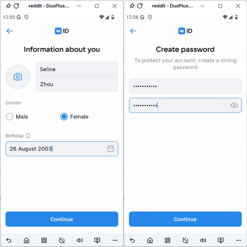 Configurar informações