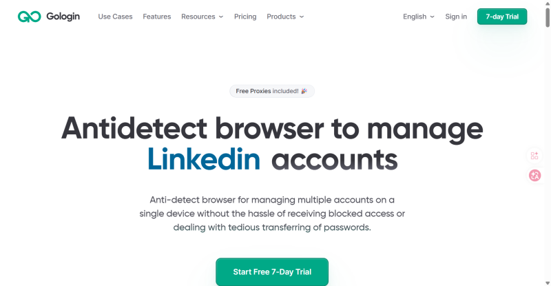 gologin interface
