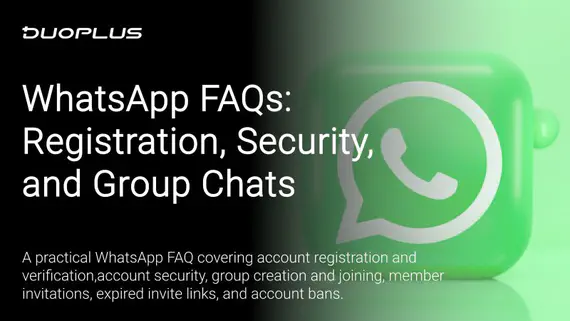WhatsApp FAQ: Регистрация, безопасность и групповые чаты