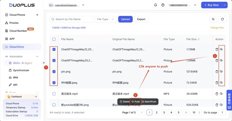 Đẩy nội dung livestream