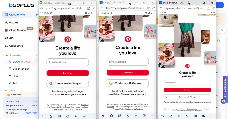 Multiple Pinterest Accounts