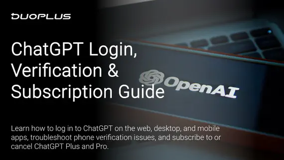 Guia de Login, Verificação e Assinatura do ChatGPT Guia de Login, Verificação e Assinatura do ChatGPT
