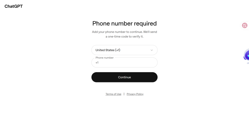 Verificação de número de telefone