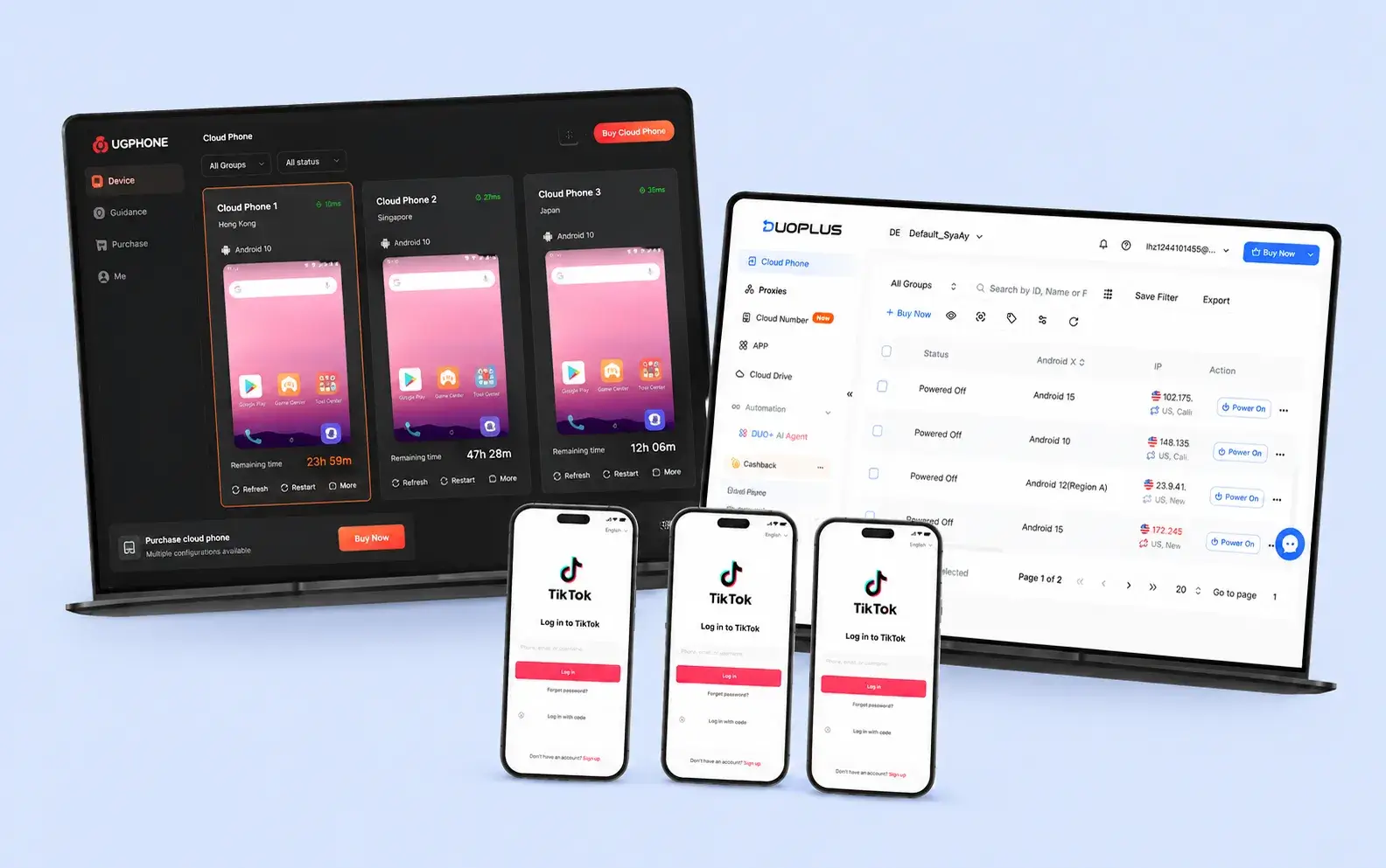 DuoPlus vs UGPhone: Qual Cloud Phone É Ideal para Você em 2026?